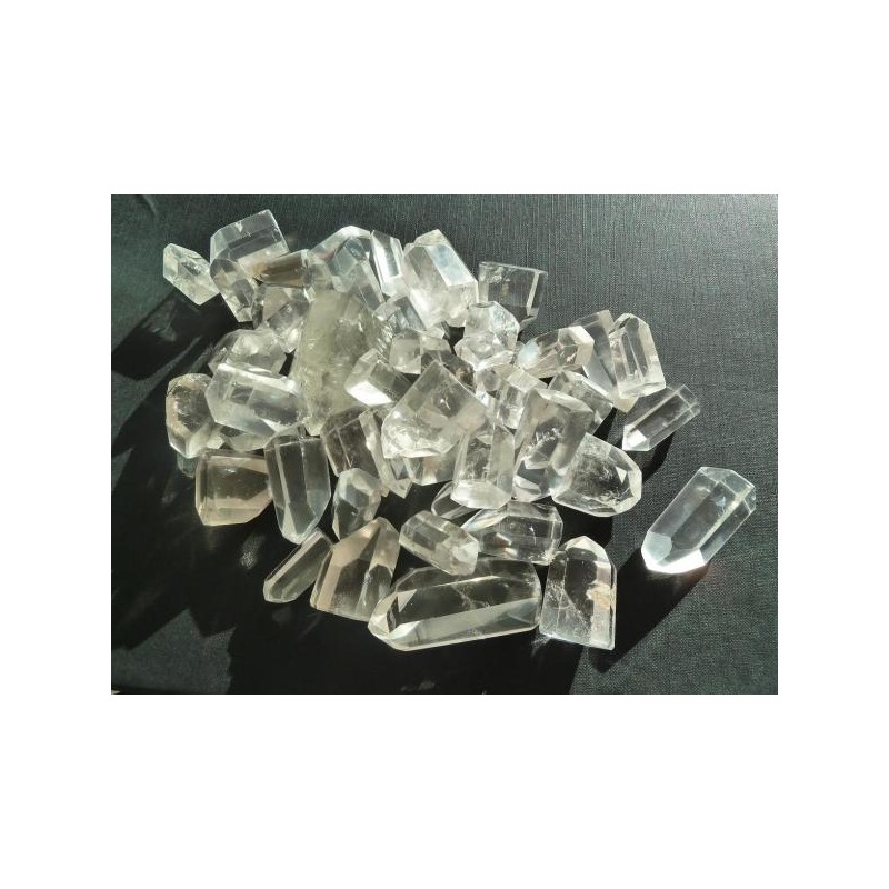 Cristaux de Quartz : 1 kg de cristaux mélangés